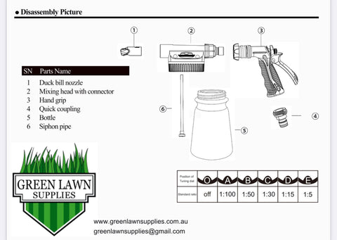 Hose On Sprayer