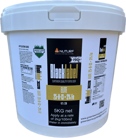 Nuturf Black Label Pro+ Elite 25-0-13 Granular Fertiliser