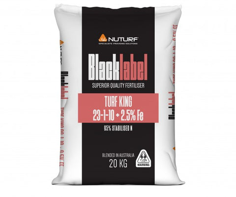 Nuturf Black Label Turf King 23-1-10 Granular Fertiliser